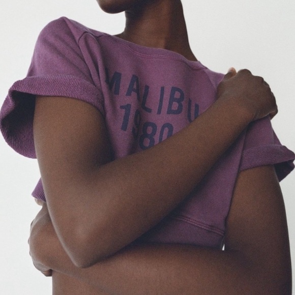 Zara Malibu Crop Top - NWT - Picture 4 of 8